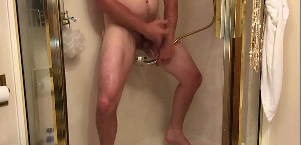  Masturbating in the shower